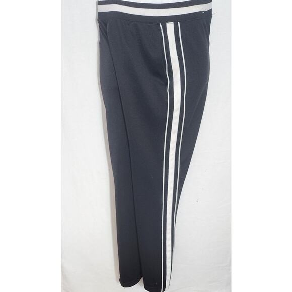 Athletic Works Black Joggers with White Stripes and Pockets Women's Size Small - Picture 3 of 12